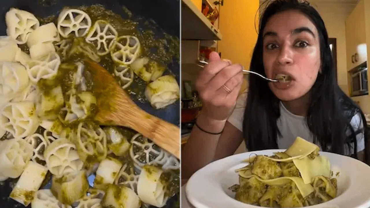 Viral Video | నెట్టింట గ్రీన్ పాస్తా వీడియో వైర‌ల్