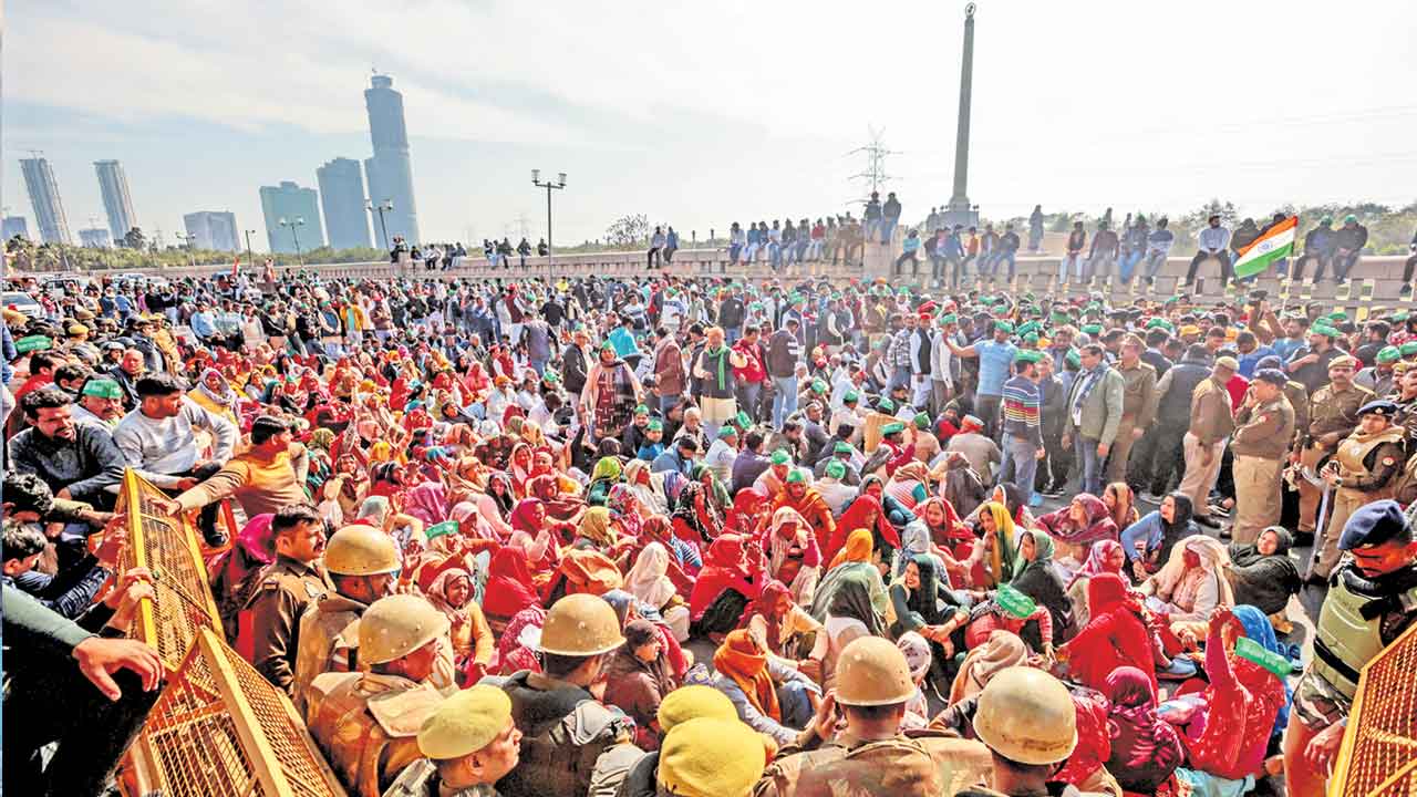 హస్తినను తాకిన కిసాన్‌ సెగ