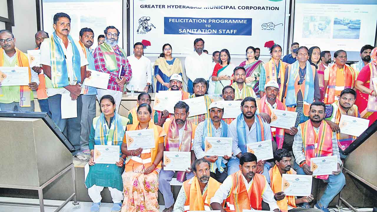 సఫాయన్నకు సత్కారం