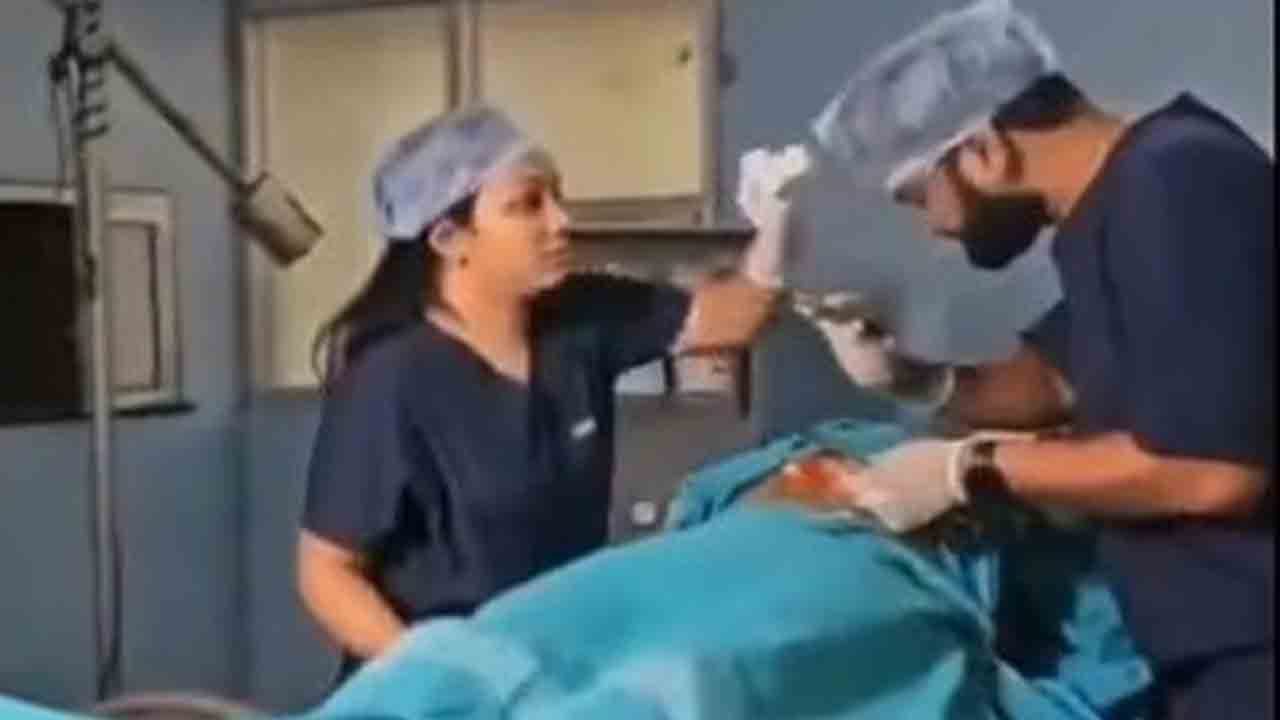 ఆపరేషన్‌ థియేటర్‌లో ప్రీ వెడ్డింగ్‌ ఫొటోషూట్‌