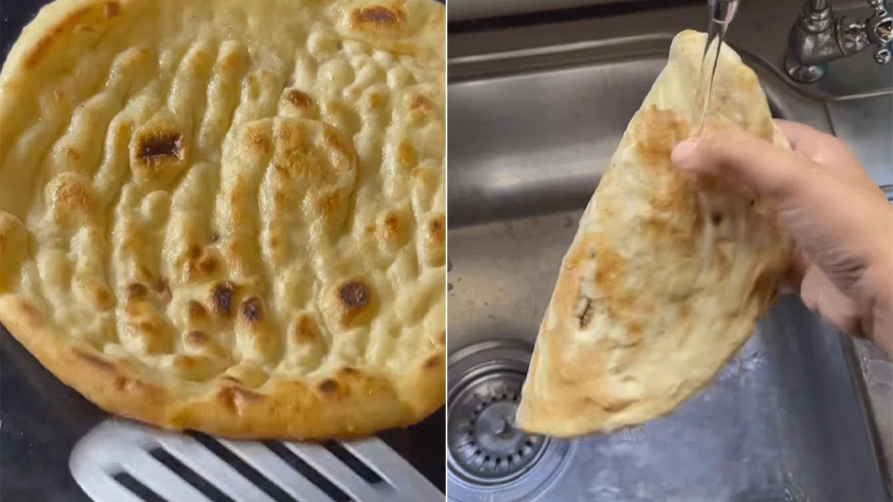 Viral Video | రాత్రి మిగిలిన నాన్‌ను ఇలా కూడా తింటారా..!