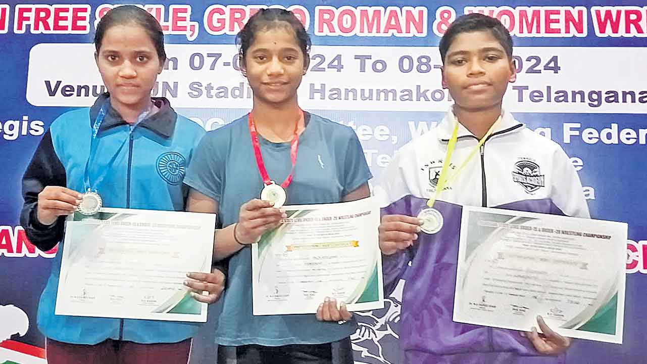 Pooja Nithlekar | జాతీయ రెజ్లింగ్‌ టోర్నీకి ఎంపికైన   తెలంగాణ యువ రెజ్లర్‌ పూజ నిత్లేకర్‌