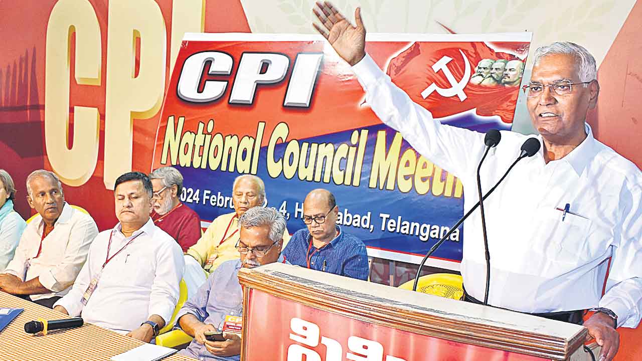 D Raja | ప్రజాస్వామ్యాన్ని అంతమొందించే పనిలో మోదీ: సీపీఐ డీ రాజా