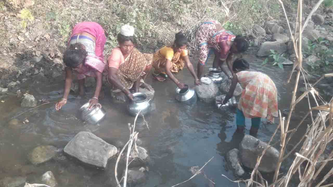 గిరిజనుల తాగునీటి తంటాలు