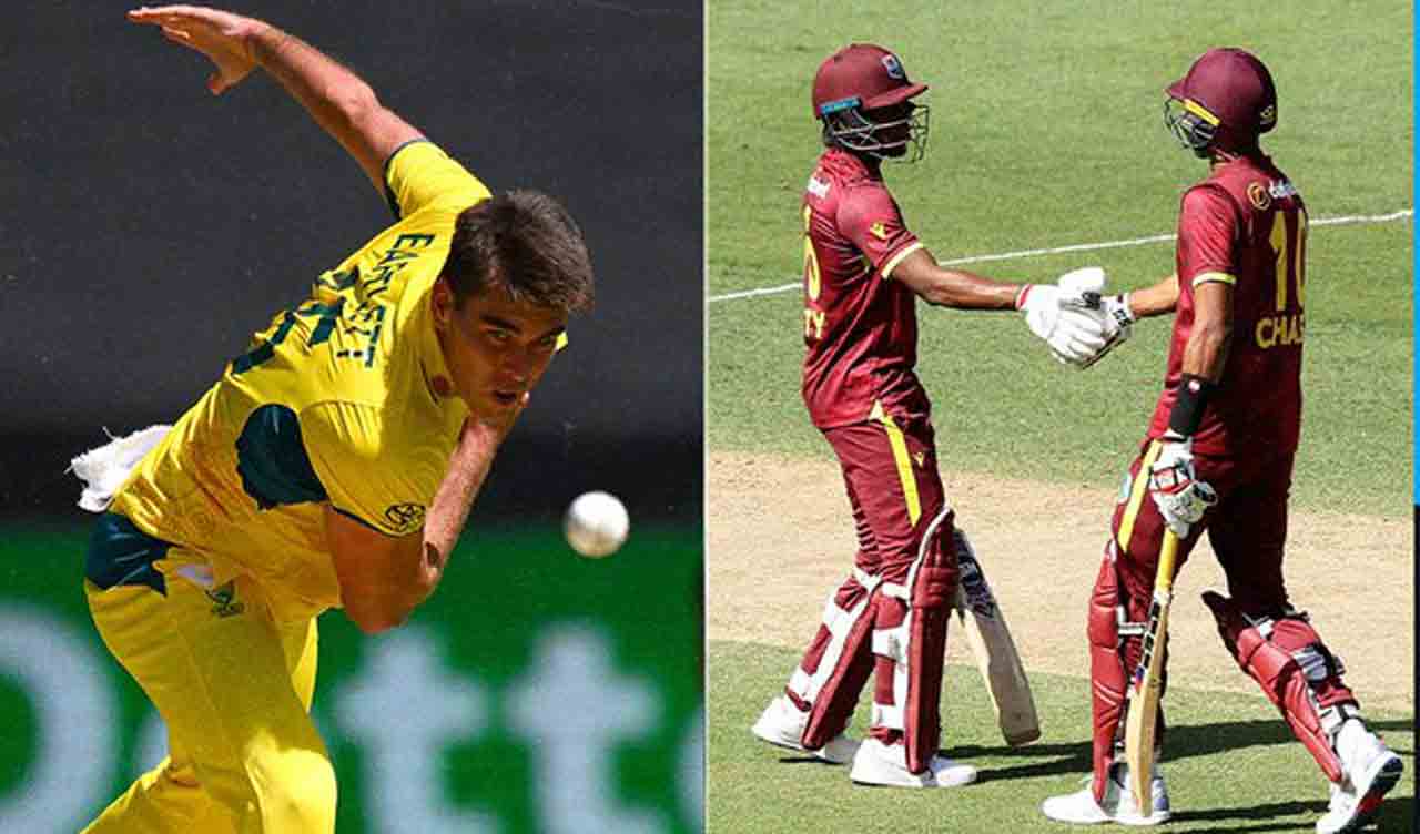 AUS vs WI 1st ODI | అర్ధ‌శ‌త‌కాలు బాదిన కార్టీ, చేజ్.. తొలి వ‌న్డేలో ఆస్ట్రేలియా టార్గెట్..?