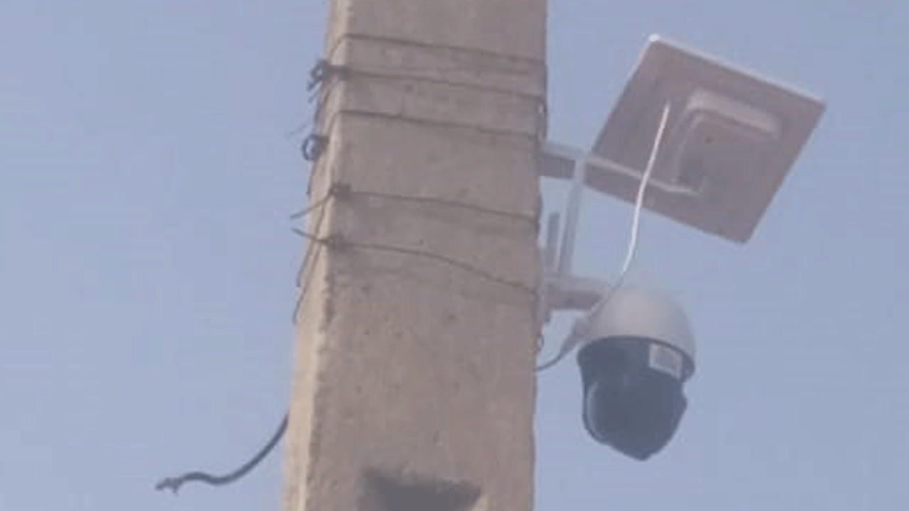 పాలేరు పాత కాలువ వద్ద సీసీ కెమెరాల నిఘా