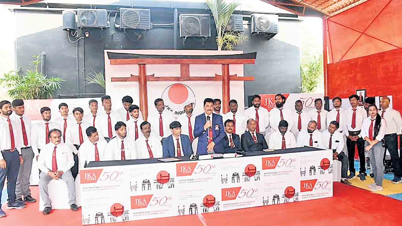 దేశంలో 50 ఏండ్ల తర్వాత.. అంతర్జాతీయ కరాటే టోర్నమెంటు