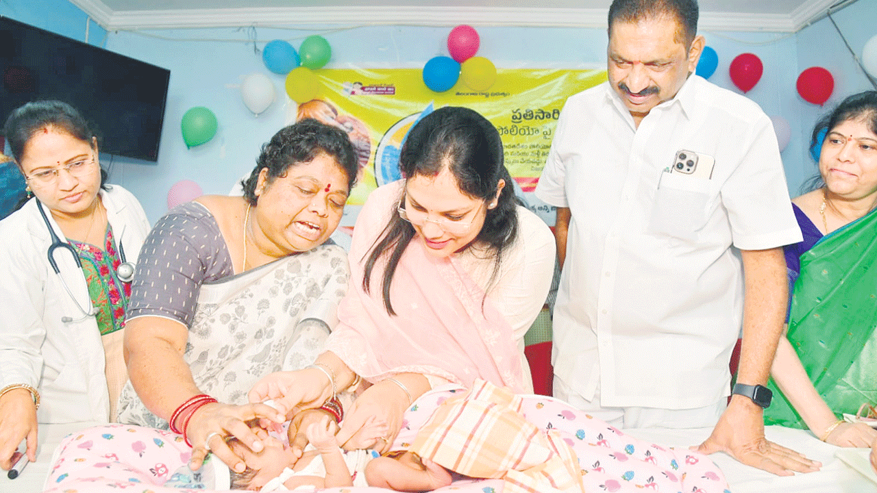 పోలియో చుక్కలు వేయిద్దాం