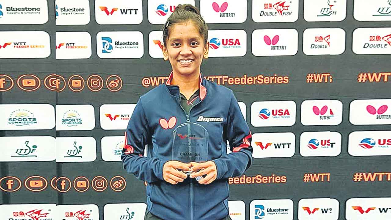 Akula Sreeja | డబ్ల్యూటీటీ టోర్నీ.. తెలంగాణ ప్యాడ్లర్‌  శ్రీజ జయకేతనం