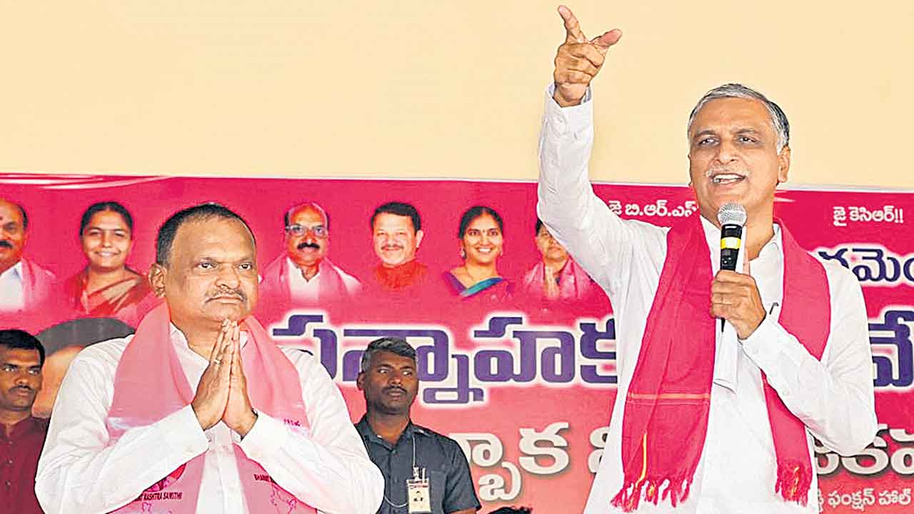 పార్టీని వీడుతున్నది పవర్‌ బ్రోకర్లే: హరీశ్‌రావు