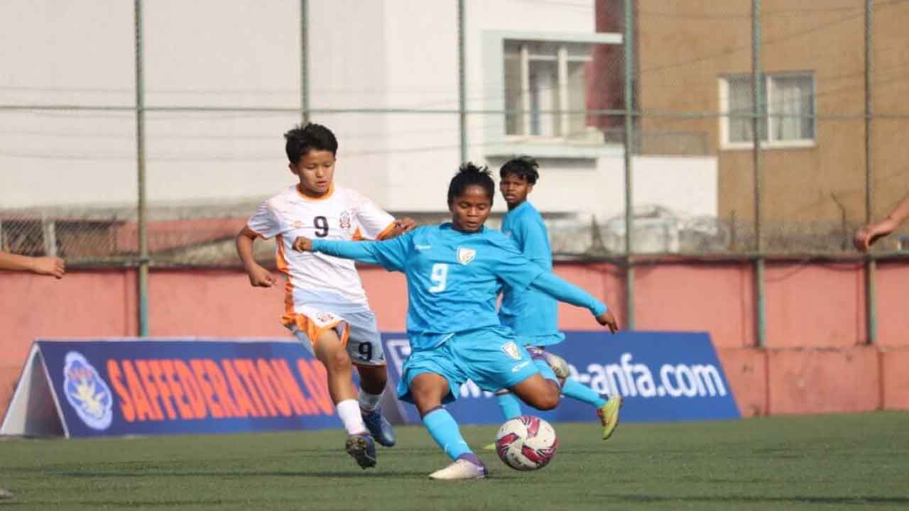 Anushka Kumari | హ్యాట్రిక్‌ గోల్స్‌తో చెలరేగిన అనుష్క.. భూటాన్‌పై భారత్‌ ఘన విజయం