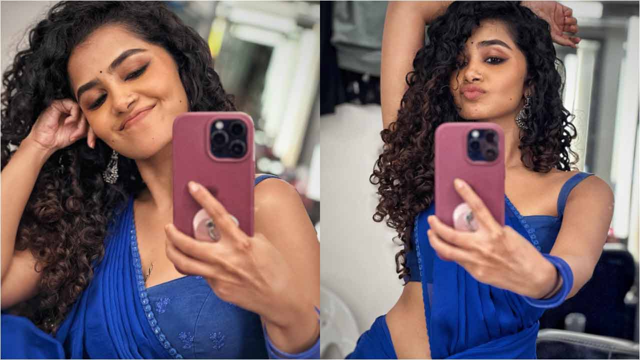 Anupama Parameswaran : చీరలో అందాల డోస్ పెంచుతోన్న అనుపమ..
