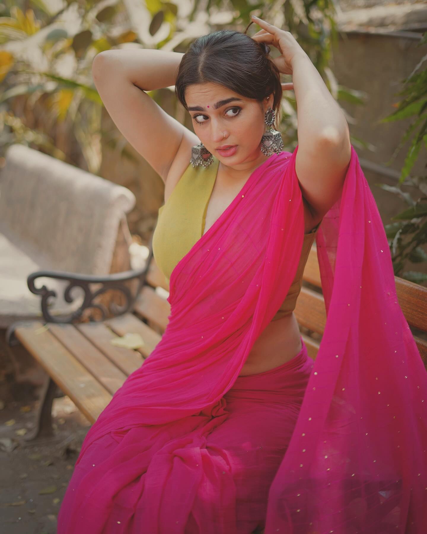 Ayesha Khan In Saree Latest Photos