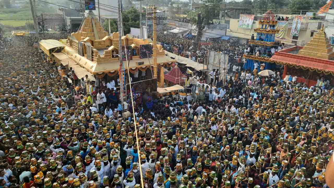 Bonalu | 70వేల మందితో అంగరంగ వైభవంగా మల్లన్నకు బోనాలు
