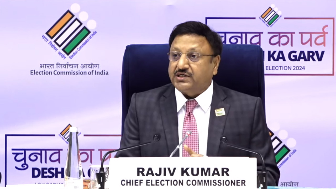 Lok Sabha Elections | ధన బలం, కండబలం నియంత్రణే మాముందున్న సవాల్‌ : సీఈసీ రాజీవ్‌ కుమార్‌