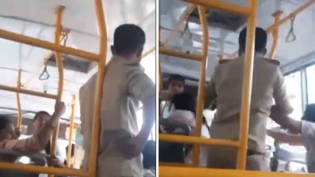 Watch: ప్రయాణికురాలిని దారుణంగా కొట్టిన బస్సు కండక్టర్‌.. వీడియో వైరల్‌తో సస్పెండ్‌