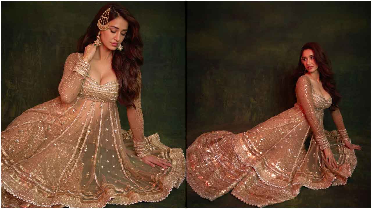 Disha Patani : ట్రెడిషనల్ వేర్ లో దిశా పటాని అందాల ఆరబోత