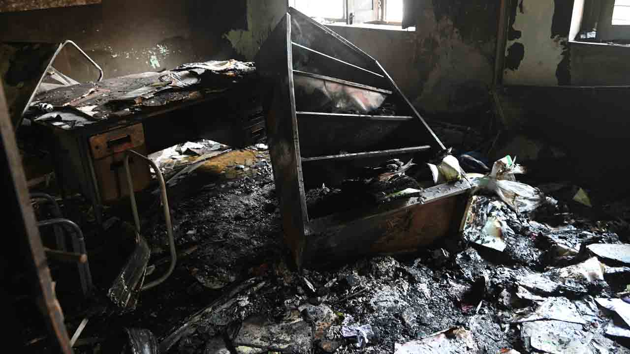 ఆడిట్‌ కార్యాలయంలో అగ్నిప్రమాదం