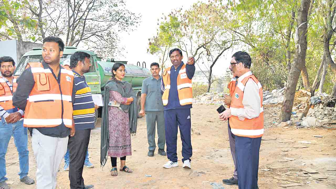 పంజాగుట్ట శ్మశాన వాటికలో పనులు పూర్తి చేయండి
