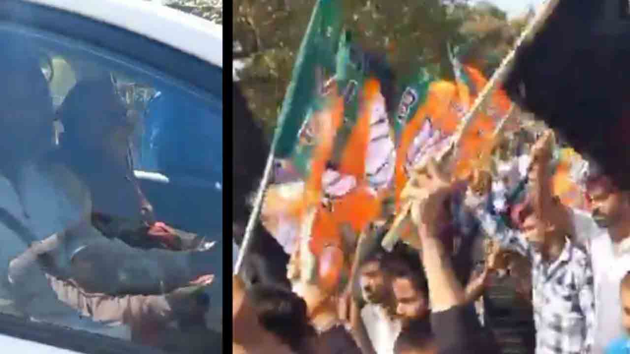 Giriraj Singh Shown Black Flags | కేంద్ర మంత్రి గిరిరాజ్‌ సింగ్‌కు నిరసన సెగ.. నల్లజెండాలు చూపిన   బీజేపీ కార్యకర్తలు