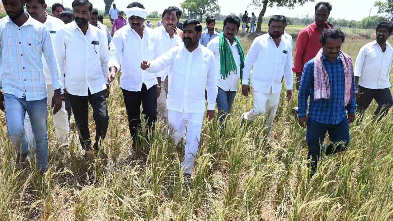 నీళ్లు ఇవ్వకుండా రైతులను ప్రభుత్వం మోసం చేసింది