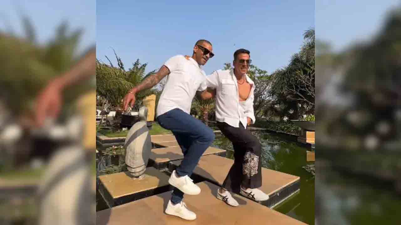 Akshay Kumar | శిఖర్‌ ధావన్‌తో కలిసి చిందేసిన అక్షయ్‌ కుమార్‌.. మస్త్ మలాంగ్ ఝూమ్ పాటకు స్టెప్పులు.. వీడియో