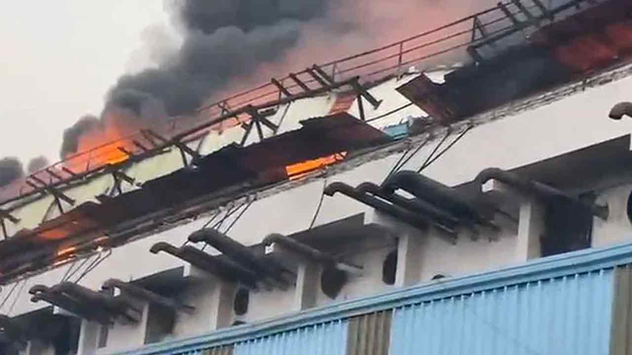 Fire Accident | బిస్కెట్‌ ఫ్యాక్టరీలో అగ్నిప్రమాదం.. దట్టంగా అలముకున్న పొగలు