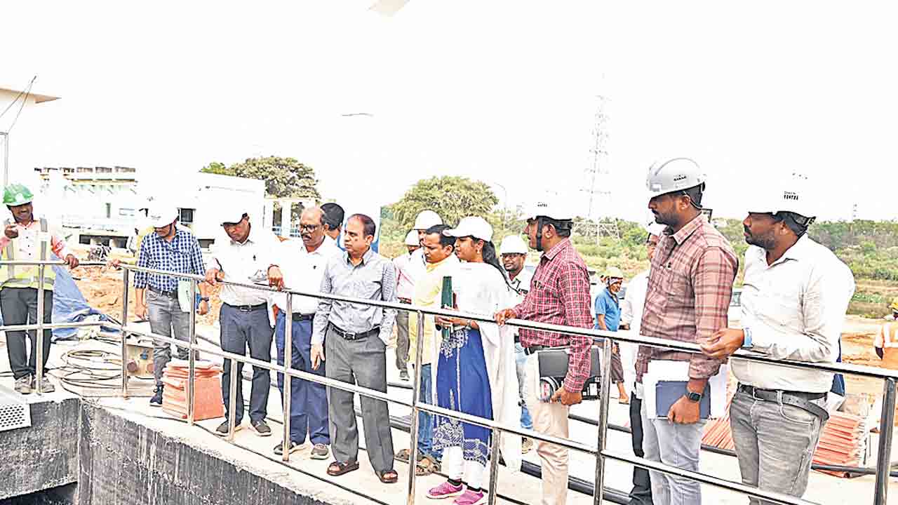 ఎస్టీపీల పరిశీలన