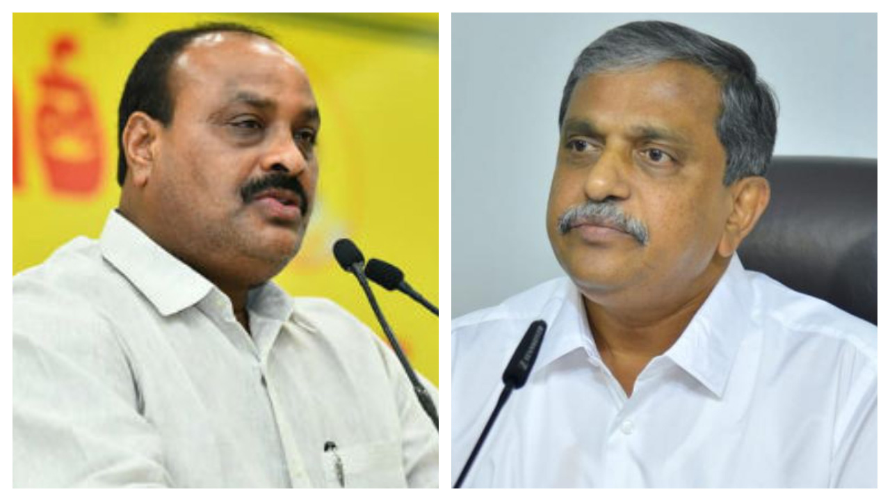 Atchannaidu | సజ్జల రామకృష్ణారెడ్డి గీత దాటుతున్నారు..! ఈసీకి అచ్చెన్నాయుడు ఫిర్యాదు