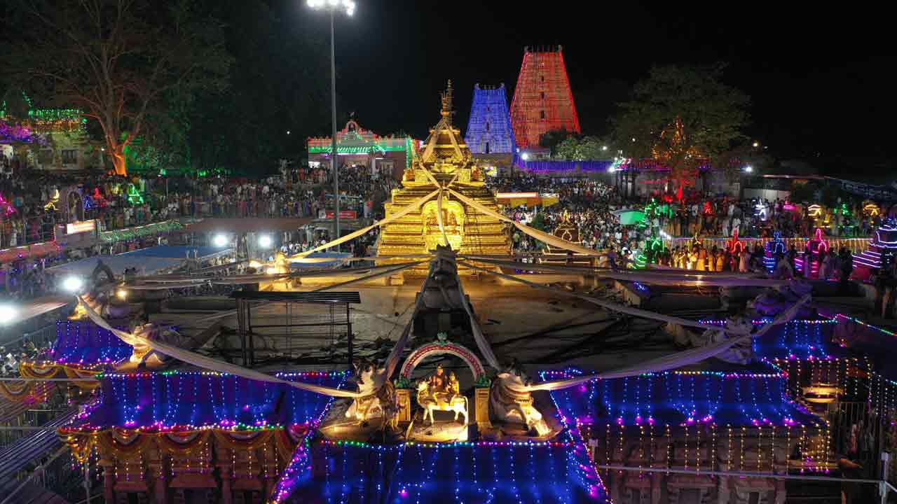 Srisailam | పాగ చుట్టిన మల్లన్న.. శివనామస్మరణతో మార్మోగిన శ్రీగిరులు