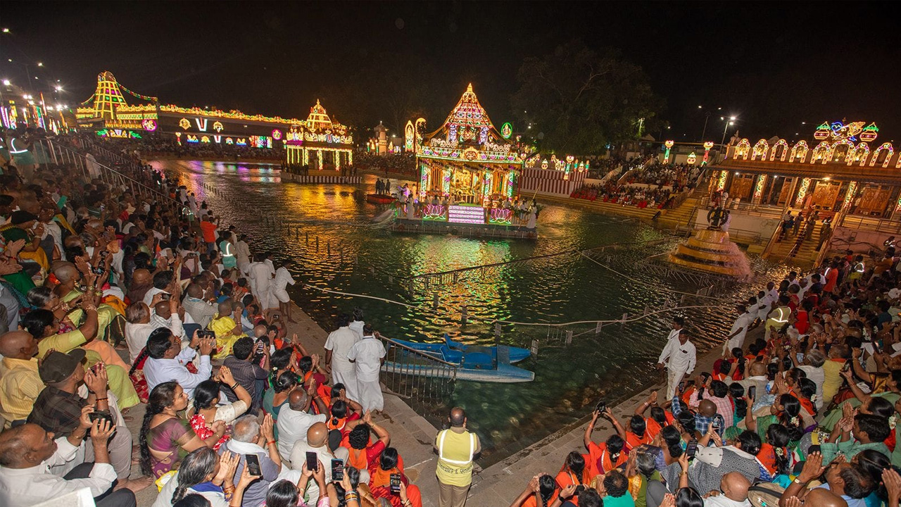 TTD | తిరుమలలో ఘనంగా సాలకట్ల తెప్పోత్సవాలు.. విహరించిన రామయ్య