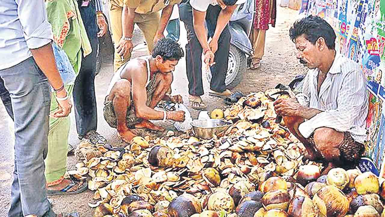 ఉపశమనానికి తాటిముంజలు