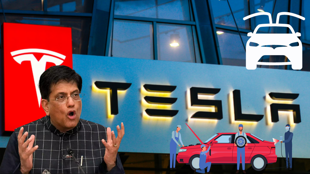 Tesla Car | టెస్లా కోసం ప్రత్యేకంగా పాలసీలు రూపొందించలేం : పీయూష్‌ గోయల్‌