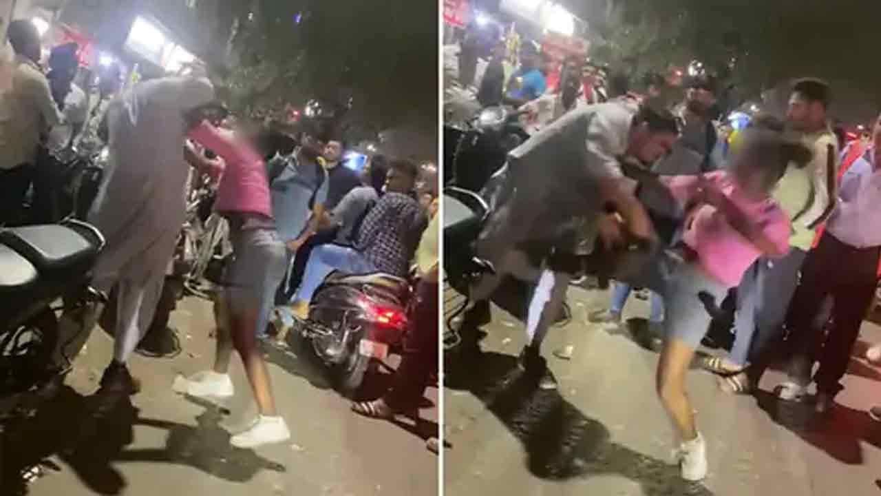 Vadodara | బైక్‌పై కూర్చోవద్దన్నందుకు కాలుతో తన్ని.. వడోదరలో యువతి వీరంగం