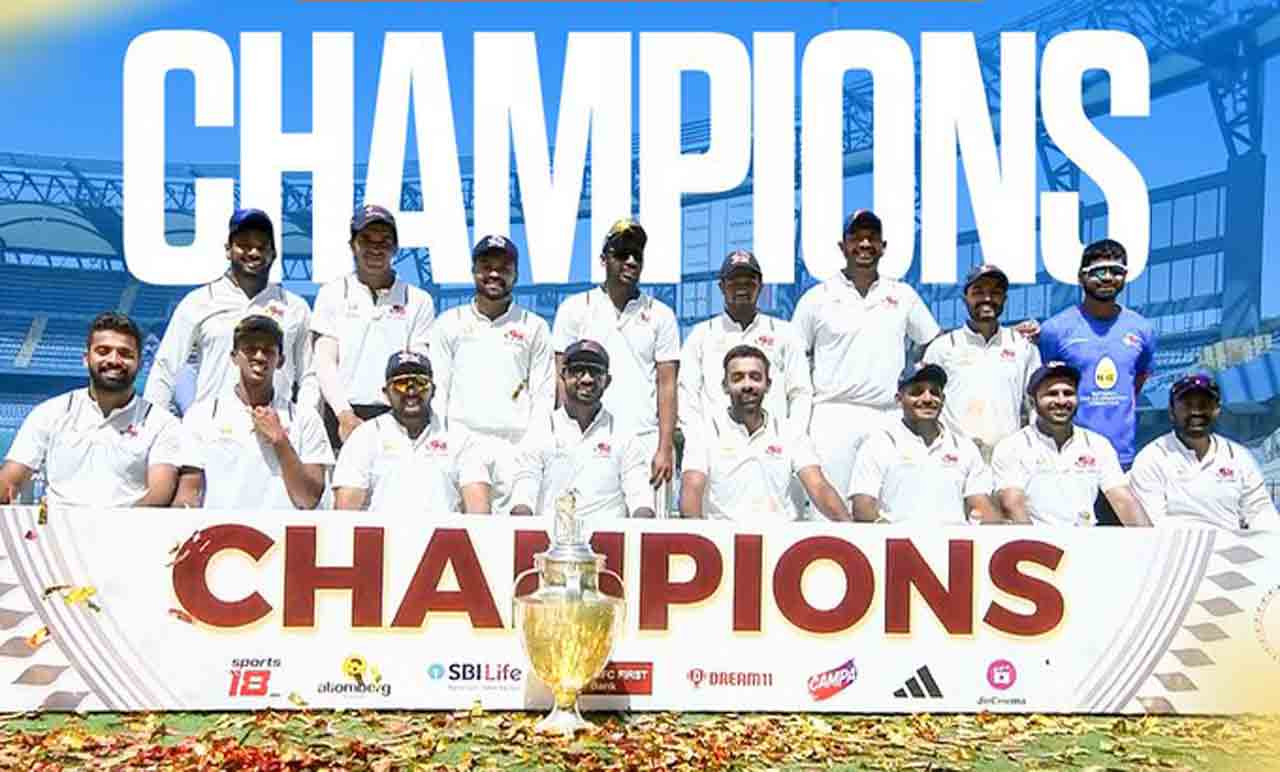 Ranji Trophy 2024 | విద‌ర్భ పోరాడినా ముంబైదే టైటిల్.. ఎనిమిదేండ్ల క‌ల సాకారం