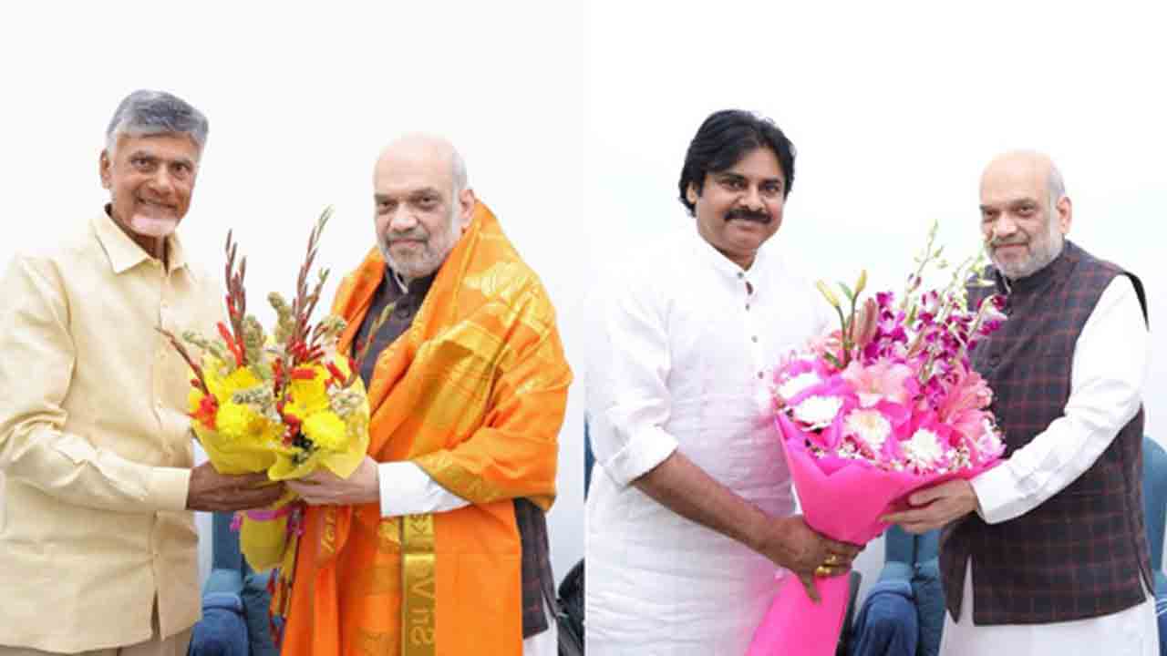 AP Politics | అమిత్‌షాతో ముగిసిన చంద్ర‌బాబు, ప‌వ‌న్ భేటీ.. ఎన్డీఏలోకి టీడీపీ..!