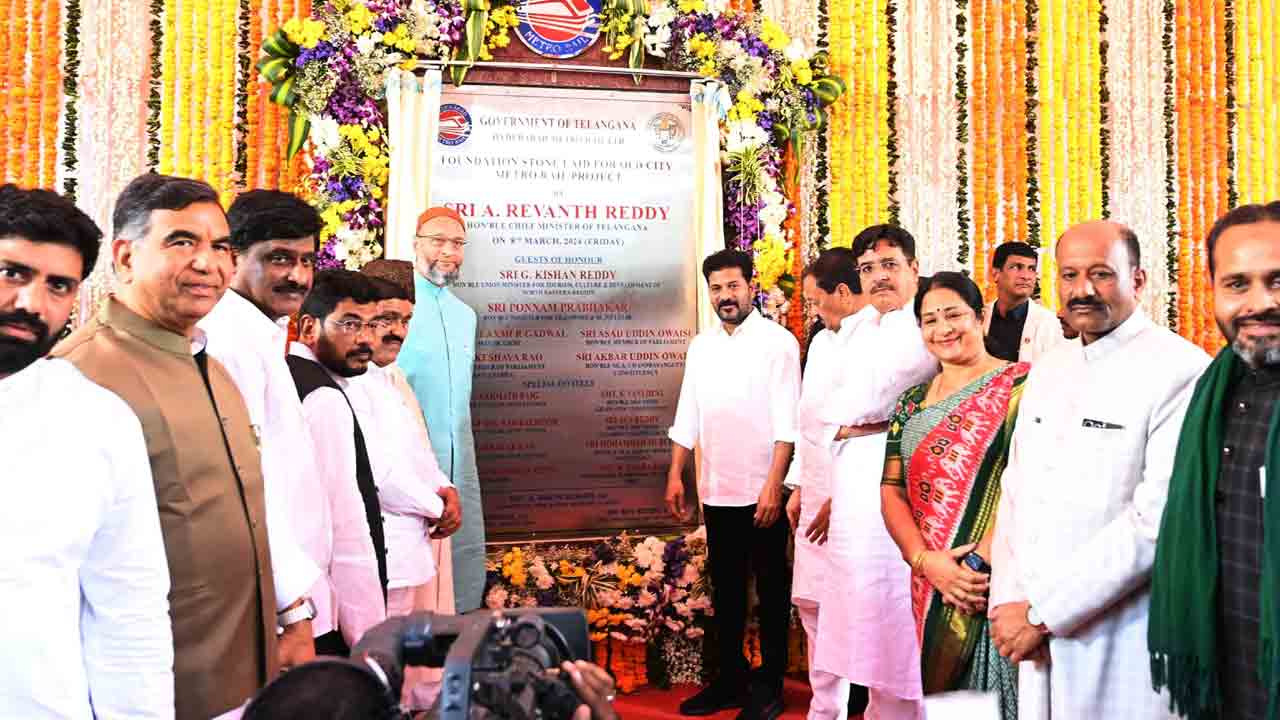 Metro Rail | ఎంజీబీఎస్ – ఫ‌ల‌క్‌నుమా మెట్రో రైలు మార్గానికి శంకుస్థాప‌న‌