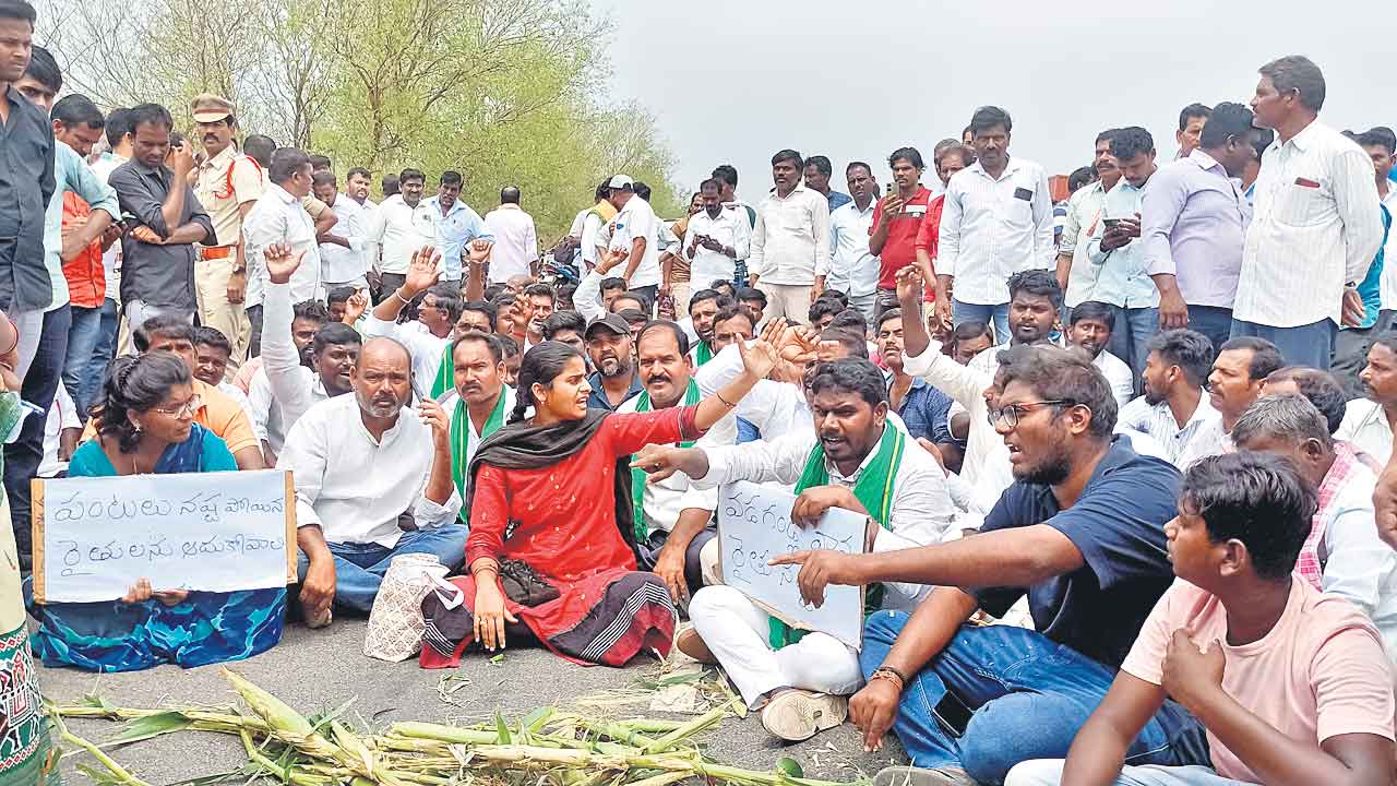 Crop damage | ఈదురుగాలులు, వడగండ్ల వానలు..  రూ.100 కోట్ల విలువైన పంట నష్టం