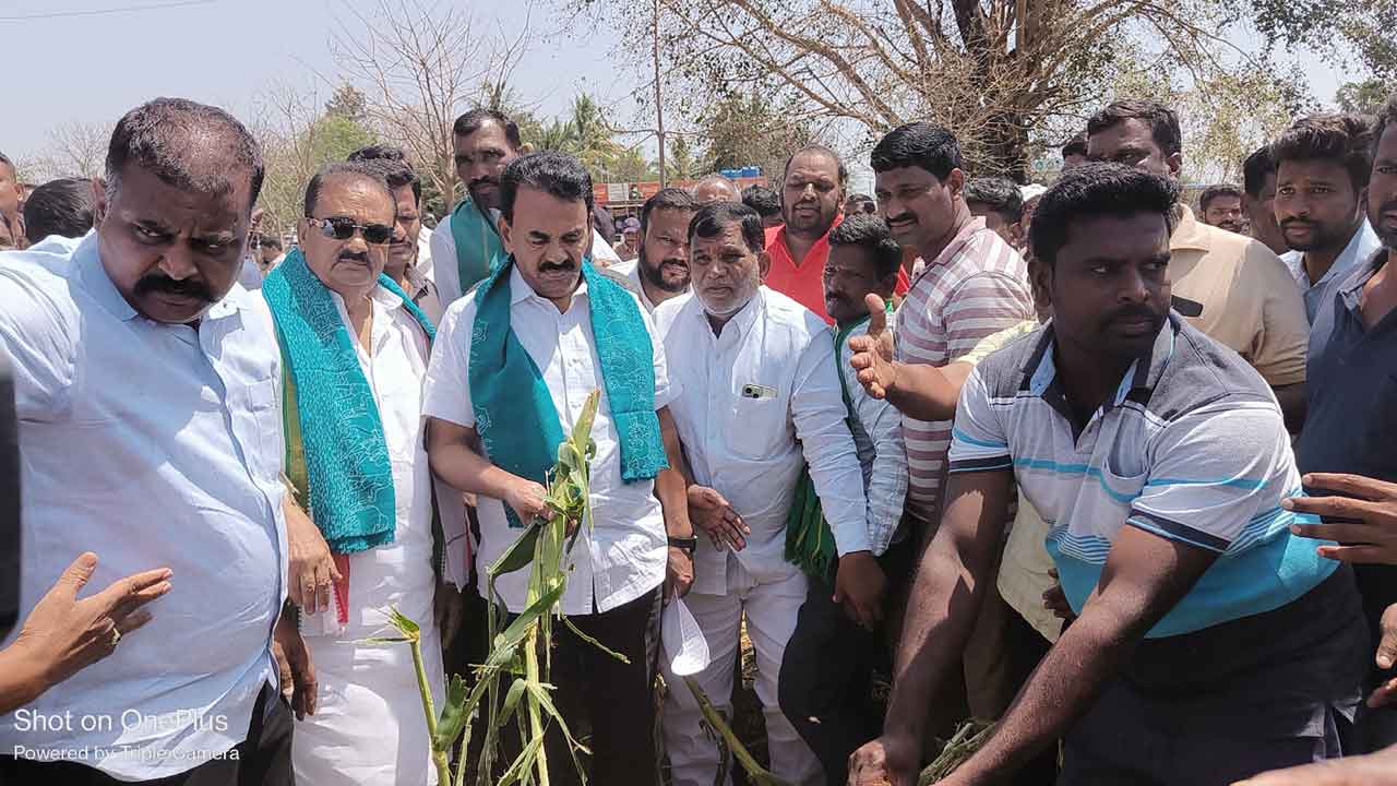 Minister Jupalli Krishna Rao | పంటలు నష్టపోయిన రైతులను ఆదుకుంటాం