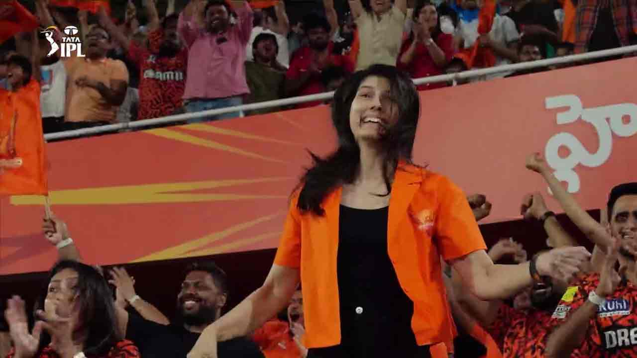 Kavya Maran: దంచికొట్టిన స‌న్‌రైజ‌ర్స్‌.. చిందేసిన‌ కావ్య మార‌న్‌.. వీడియో