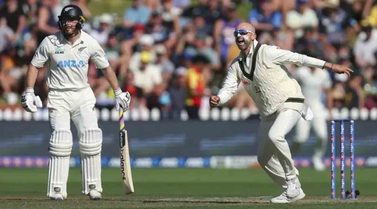 NZ vs AUS 1st Test | లియాన్ విజృంభ‌ణ‌తో న్యూజిలాండ్ ఆలౌట్.. ఆసీస్‌కు భారీ ఆధిక్యం