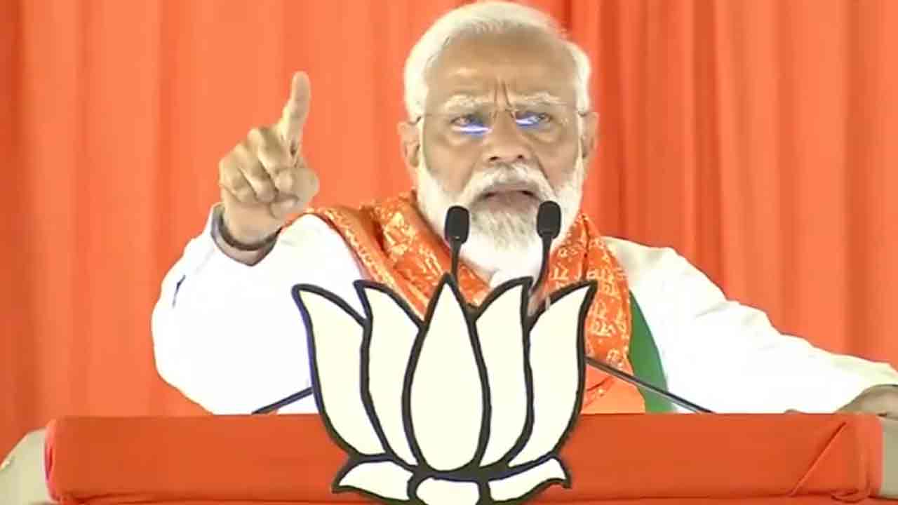 PM Modi: శ‌క్తి నాశ‌నం కావాలా? శ‌క్తి ఆరాధ‌న కావాలా?