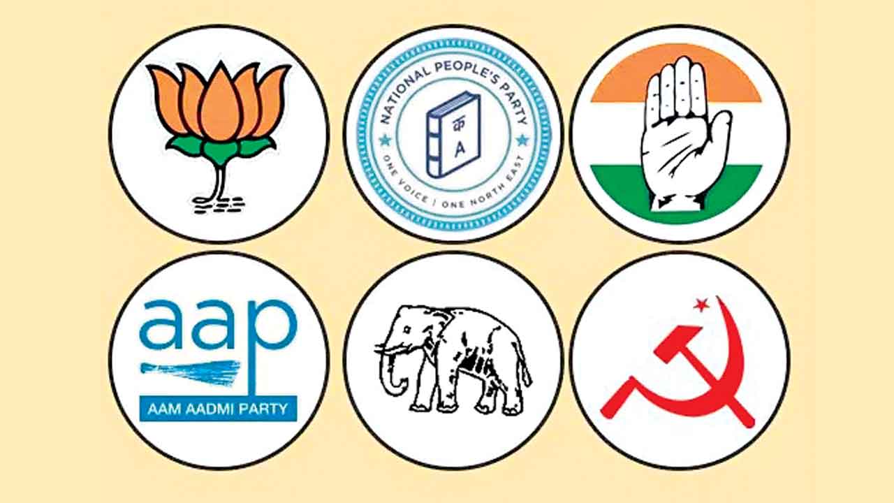 National Parties | ఏడు దశాబ్దాల్లో భారీగా తగ్గిన జాతీయ పార్టీలు