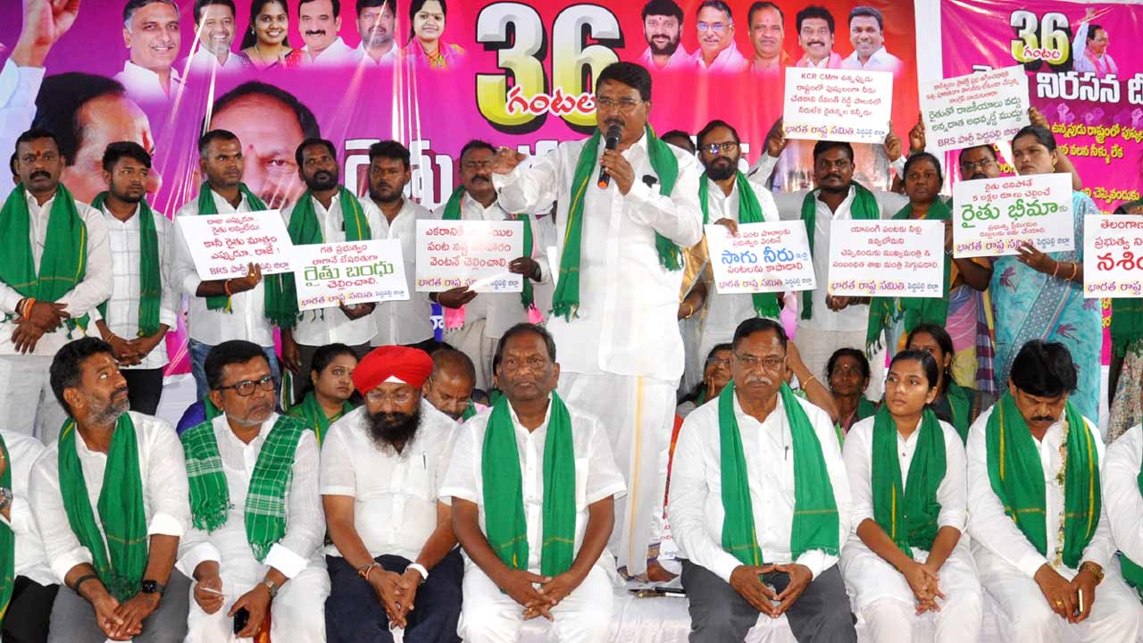 కాంగ్రెస్‌ పాలనలో వంద రోజుల్లోనే ఎవుసం ఆగమైంది : నిరంజన్‌ రెడ్డి