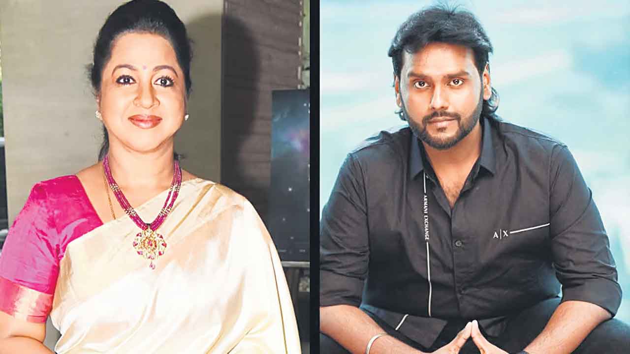 రాధికకు పోటీగా కెప్టెన్‌ కుమారుడు