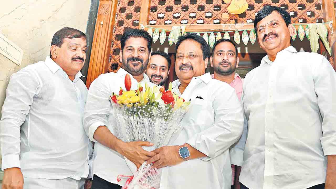 జితేందర్‌రెడ్డితో రేవంత్‌ భేటీ