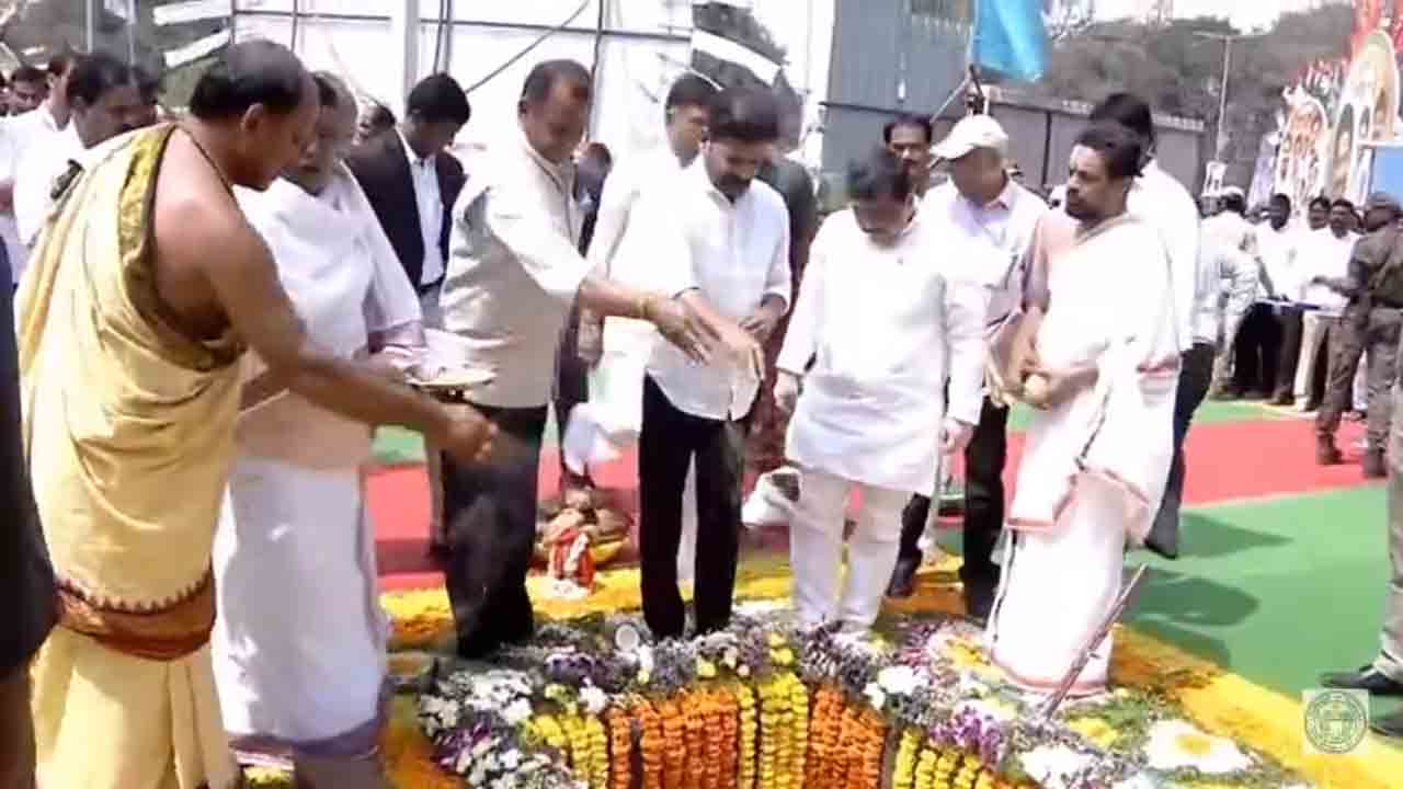 CM Revanth | రాజీవ్ ర‌హ‌దారి ఎలివేటెడ్ కారిడార్ నిర్మాణానికి సీఎం రేవంత్ భూమిపూజ‌