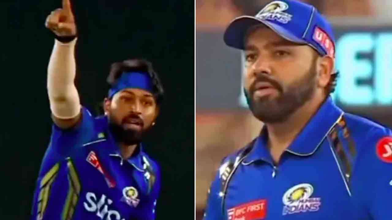 IPL 2024: ఫీల్డింగ్ ఆదేశాలు ఇచ్చిన హార్దిక్ పాండ్యా.. బౌండ‌రీలైన్‌కు ప‌రుగెత్తిన‌ రోహిత్ శ‌ర్మ‌.. వీడియో