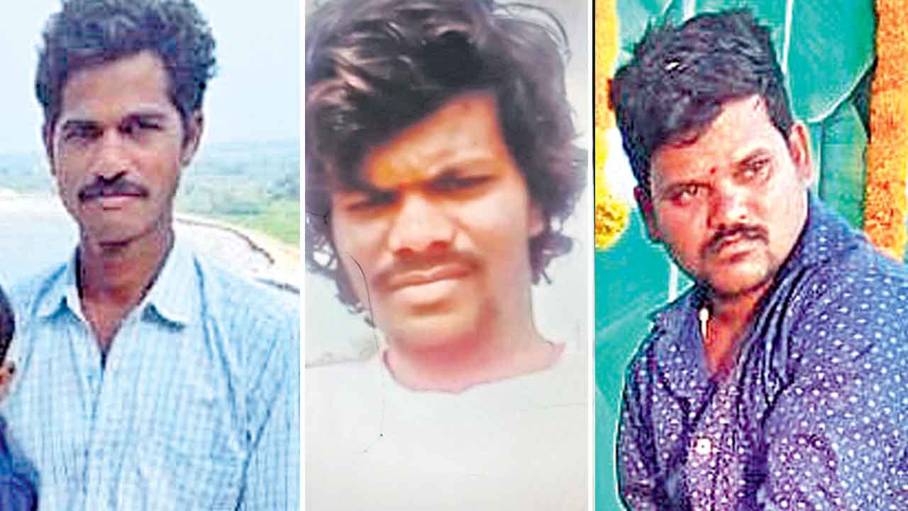 విద్యుత్తు వైరు తెగిపడి ముగ్గురి మృతి