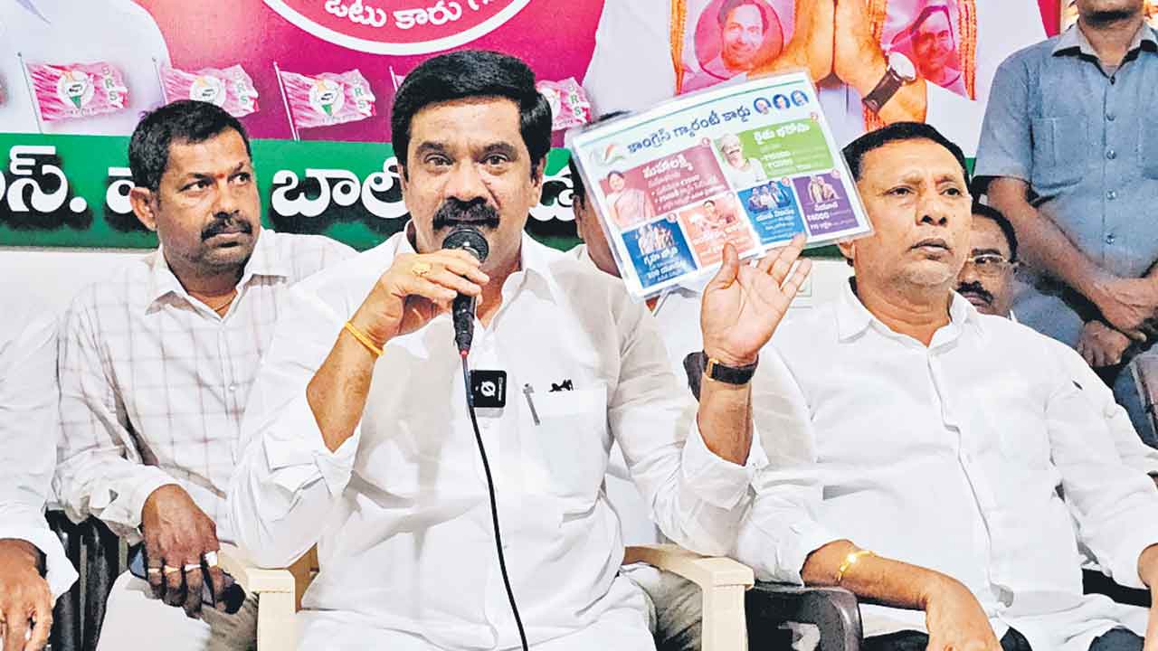 Vemula Prashanth Reddy | కాంగ్రెస్ కరువును తీసుకొచ్చింది.. వంద రోజులైపోయినా అమలుకాని హామీలు